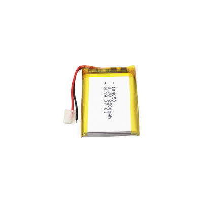 La batteria del polimero del litio del KC imballa 104050 2.5Ah il polimero Li Ion Battery 3,7 V
