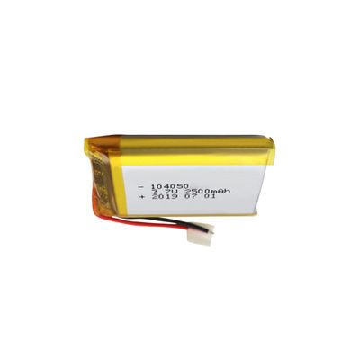 104050 3,7 V Li Polymer Battery Pack ricaricabile 2500Ah KC hanno certificato