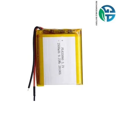 Batteria al litio polimerico indossabile a caldo 635060 2500mAh Batteria Lipo ricaricabile 3.7 V