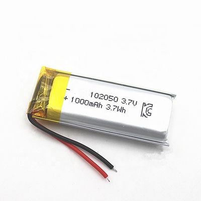 3,7 la batteria al litio 1.0Ah KC della batteria 3,7 V del polimero del litio di volt ha approvato