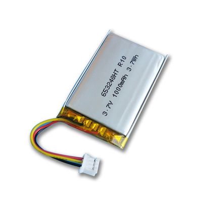 Inseguitore 3.7V 653248 Li Ion Battery Pack, 1000mah piccolo Li Polymer Battery di GPS