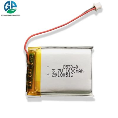 Batteria Ion Lithium Polymer Rechargeable 3.7v 1000mah di ISO9001 KC 803040