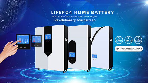 comprare 51.2V 200Ah LiFePO4 Batteria solare di accumulo di energia con 6000 cicli di vita e 10KWH di capacità per l'accumulo di energia domestica fabbricazione online