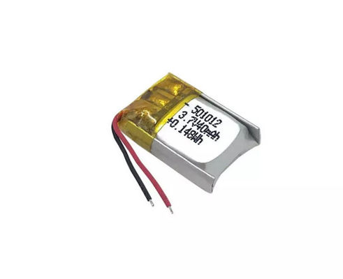 buy 501012 45mAh batteria polimerica al litio da 3,7 V con certificazione KC/CB per auricolari TWS e dispositivi intelligenti fabbricazione online