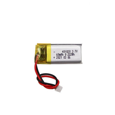 comprare Batteria ai polimeri di litio da 3,7 V certificata KC 60 mAh 401020 per auricolare online manufacture