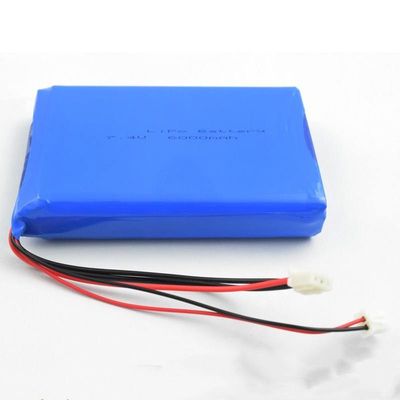 comprare IEC62133 KC Certificato 7.4V 6000mAh Lithium Polymer Battery Pack per apparecchi di bellezza fabbricazione online