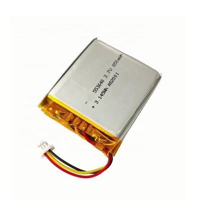 comprare 553640 Ricaricabile 3.7V 850mAh Lithium Polymer Battery Pack con 500 volte la durata del ciclo fabbricazione online