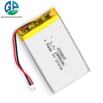 comprare Litio Ion Battery Pack Rechargeable 3.7V KC di Lipo 654065 2000mAh 7.4Wh online manufacture