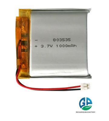 comprare Cella Lipo per batteria ai polimeri di litio certificata KC da 3,7 V 1000 mAh con durata di 500 cicli fabbricazione online
