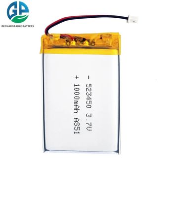 comprare KC 1000mAh 3.7v Lipo Li Polymer Rechargeable Battery Pack 523450 online manufacture