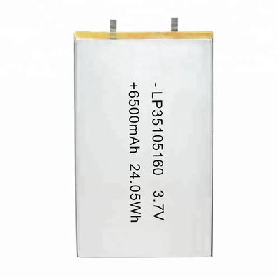 comprare Ricaricabile Lp35105160 batteria al litio polimerico pacchetto 6500mah 3.7v online manufacture