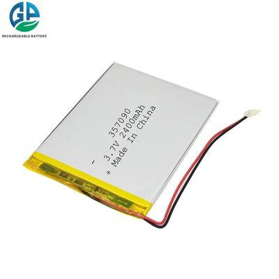 comprare 2400mAh 3.7V Lithium Polymer Battery Pack con 500 volte la durata del ciclo per i dispositivi di bellezza fabbricazione online