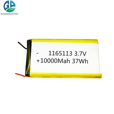 comprare Batteria Li Polimero Ricaricabile Batteria Lipo 1165113 3.7v 10000mah Batteria Li Polimero Per Power Bank online manufacture