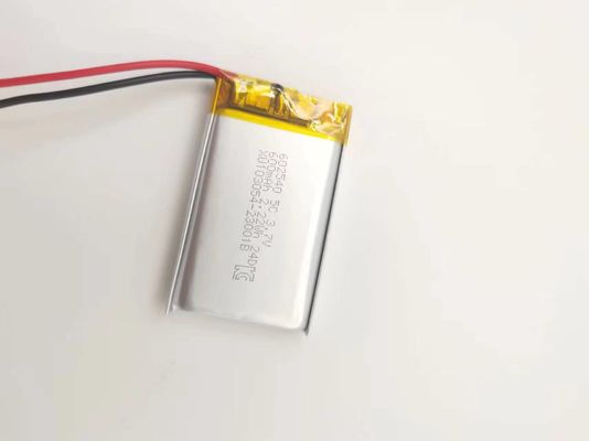buy Batteria ricaricabile ai polimeri di litio LiPo da 600 mAh 602540 approvata KC IEC62133 fabbricazione online