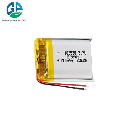 comprare KC IEC62133 Alta qualità 3.7v 102530 6s 3s 700mah Batteria agli ioni di litio polimero per smartwatch online manufacture