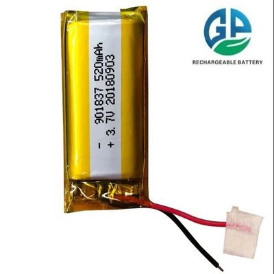 comprare 3.7v 520mah KC Approvato Li Polymer Battery Battery 3.7V Mini Batteria ricaricabile LP901837 online manufacture