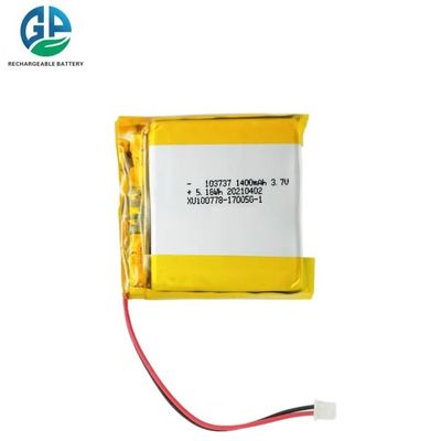 comprare Batteria ad alta velocità di scarica 103737 ricaricabile 3.7V 1400mAh Batteria Li-polimerica agli ioni di litio Lipo Batteria Li-polimerica al litio RoHS online manufacture