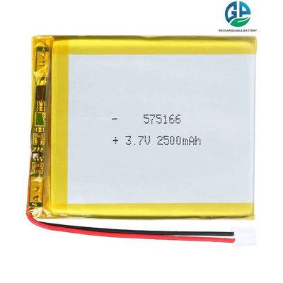 comprare Batteria Li-Ion Polimero ad alta capacità 2500mAh 575166 2500mah 3.7V Batteria Li-Ion Polimero online manufacture