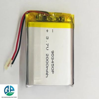 comprare Batteria ad alta velocità di scarica 30C Max60C ricaricabile 903450 3.7V 2000mah Batteria Lipo 3.7V Batteria Li-polimero online manufacture