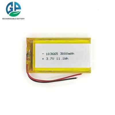 comprare Batteria ai polimeri di litio ricaricabile da 3,7 V 3000 mAh approvata KC 103665 LiPo per piccoli elettrodomestici - Modello LP103665 online manufacture
