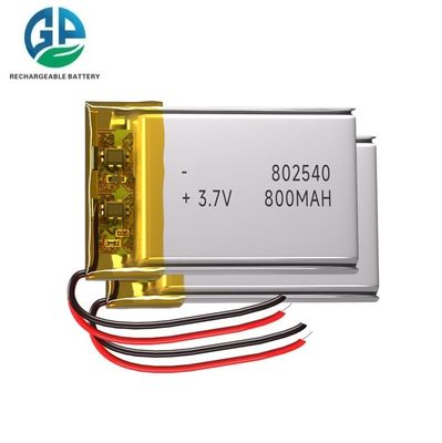 comprare 3.7V 800mAh Lithium Polymer Battery Pack con 500 volte la durata del ciclo per i dispositivi di bellezza online manufacture