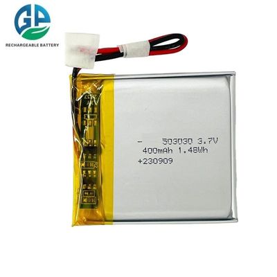 comprare Pacco batteria ai polimeri di litio ad alta capacità 503030 400mah Batteria Lipo per Smart Watch Batteria al litio certificata KC 503030 online manufacture