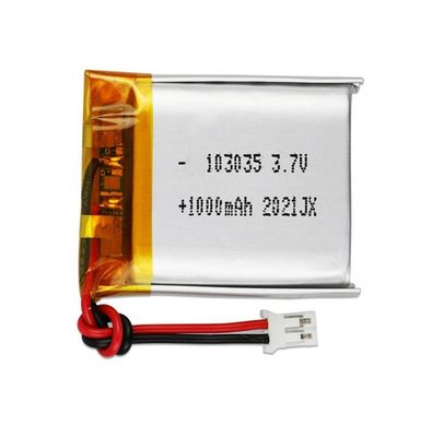 comprare Rechargeable KC CE  3.7v 1000mah Lipo Bataries 103035 Lithium Polymer Battery Pack  3.7v 1000mAh Rechargeable Battery online manufacture