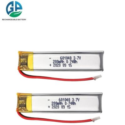 comprare KC ricaricabile 601040 200mAh 3.7V batteria al litio polimerico per fotocamera digitale MSDS online manufacture