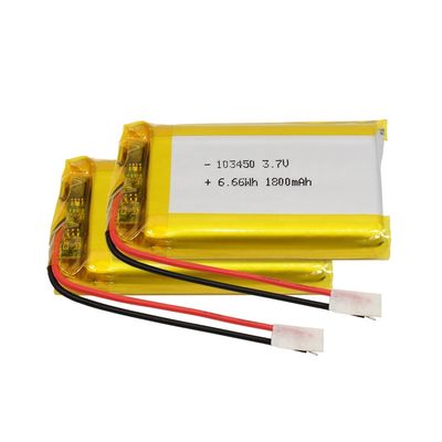 comprare 103450 la batteria ricaricabile IEC62133 UN38.3 di 3.7v 1800mAh 2000mAh Lipo ha approvato online manufacture