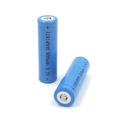 comprare 750mAh 3.7V 14500 batteria ricaricabile agli ioni di litio con 500 cicli di vita per luce solare per prato fabbricazione online