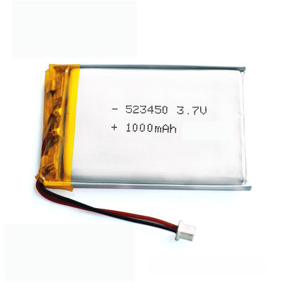 comprare KC IEC62133 Certificato 3.7V 1000mAh Lithium Polymer Battery Pack Batteria Lipo per registratore di temperatura online manufacture