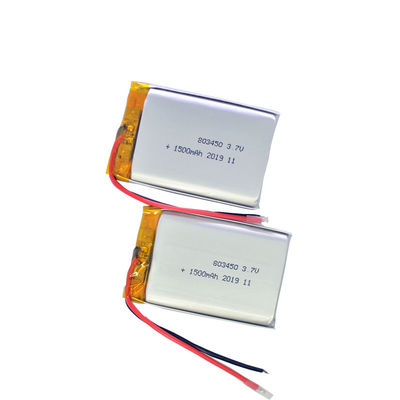 comprare Batteria ai polimeri di litio ricaricabile da 1500 mAh 3,7 V con 500 cicli di vita per prodotti digitali online manufacture
