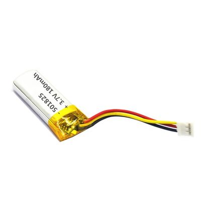 comprare Batteria ai polimeri di litio da 3,7 V e 180 mAh certificata RoHS con 500 cicli di vita per altoparlanti Bluetooth fabbricazione online