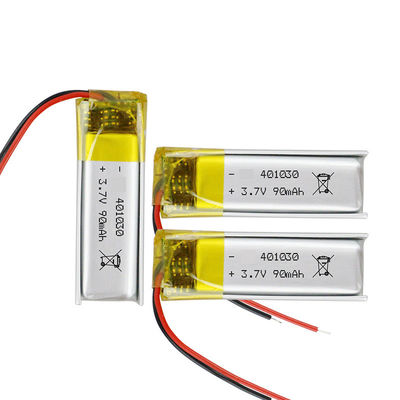 buy Batteria ai polimeri di litio KC 401030 da 3,7 V 80 mAh per auricolari Bluetooth e dispositivi digitali fabbricazione online