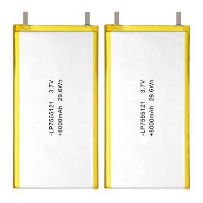Batteria 3.7V 8000mAh di Ion Rechargeable Lipo Lithium Polymer