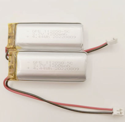 5C ricaricabile Li Polymer Battery, 3.7V 1200mAh Li Poly Battery Pack
