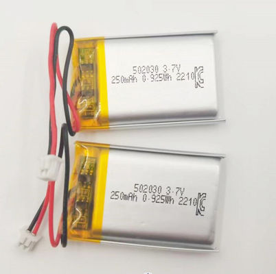 3.7V 250mah 502030 batteria ricaricabile ai polimeri di litio KC approvato