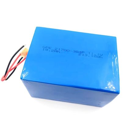 12V litio Ion Battery, 21700 pacchetti della batteria ricaricabile di 3S4P 19.2Ah