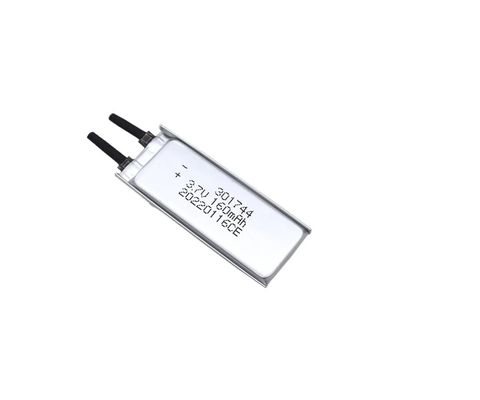 301744 dispositivo di bellezza di 3.7V 160mah Li Polymer Battery Cell For