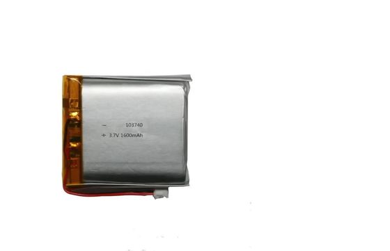 Pacchetto portatile 1600mah 103740 della batteria di DVD 3.7v Lipo dei walkie-talkie dei computer portatili