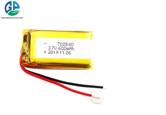 polimero ricaricabile Ion Battery KC UN38.3 del litio di 3.7V 600mAh 700mAh 702540