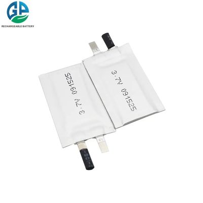 Pacchetto ricaricabile ultra sottile 3.7v 15mah 091525 della batteria del polimero del litio