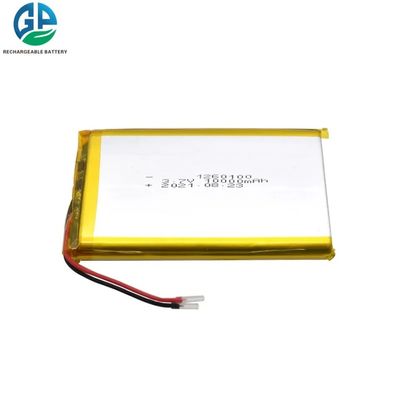 Batteria ricaricabile Li Polymer 3.7V 10Ah Lipo del polimero del litio di capacità elevata 1260100 10000mAh