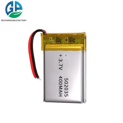 batteria 400mah/502035 del polimero del litio del Li-polimero del blocco alimentatore della batteria al litio 3.7v