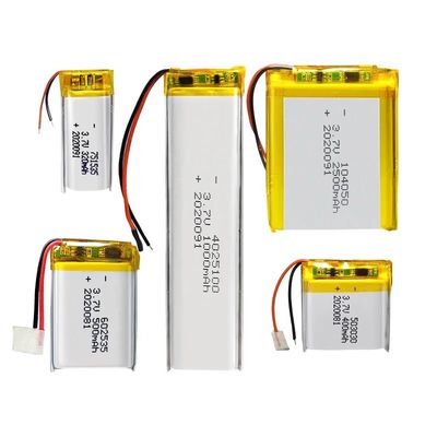 Batteria ai polimeri di litio da 3,7 V con protezione da sovraccarico e protezione da cortocircuito