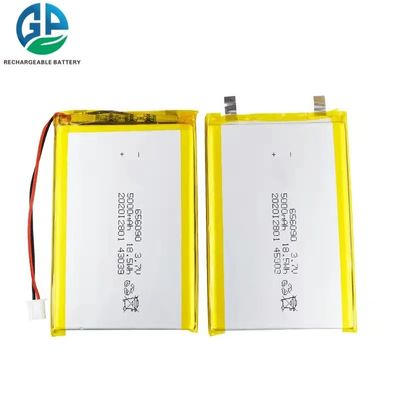 Batteria polimerica agli ioni di litio ad alta capacità 5000mah 3.7 V 500 Times Lp656090