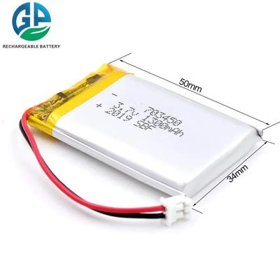 703450 3.7v batteria ricaricabile a ioni di litio in polimero con Pcm