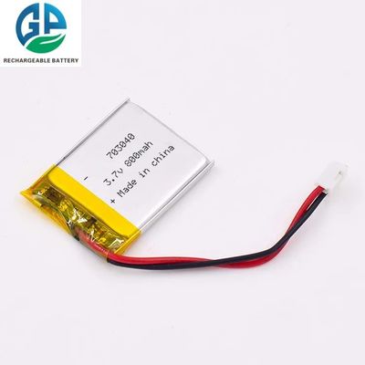3.7V 800mAh Lithium Polymer Battery Pack con 500 volte la durata del ciclo Ricaricabile LiPo Battery