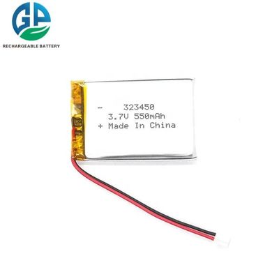 323450 Batteria ricaricabile Litio polimero Mini Ups 550mah 3.7v 5v