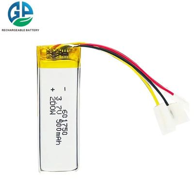 Kc 500mah 3.7v 601750 Custom batteria al litio polimerico per altoparlanti giocattoli